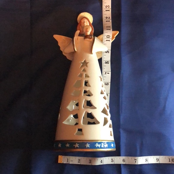 🎄 Ceramic LED Illuminated Angel Christmas Decoration | 2008 | Home Elegance - Picture 6 of 16